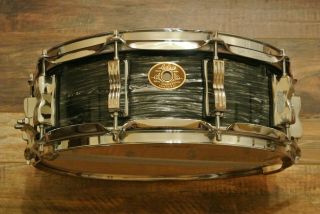 Rare 1999 Ludwig Usa 90th Anniversary Black Oyster Jazz Festival Snare Drum Z291
