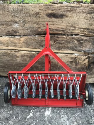 Vintage G - 409 Tru Scale Grain Drill Farm Implement Model & Box 5