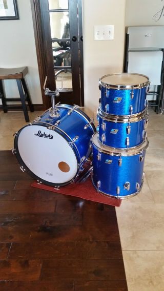 Ludwig Maple 3 Ply Early 70s Vintage Drum Set 22 - 12 - 13 - 16 – Looks Like