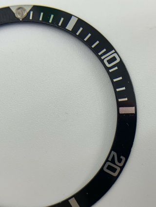 Rolex Submariner VINTAGE Insert bezel faded Fat Font 1680,  5512,  5513 5