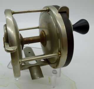 Vintage Rare Edward Vom Hofe 550 3 - 0 Fishing Reel German Silver Pat.  May 20 1902