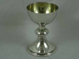 Quality,  Solid Silver Church Wine Goblet,  1942,  179gm