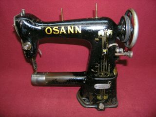 Antique Osann 88 - 2 Industrial Darning Sewing Machine W/bobbin & Bobbin Case Rare