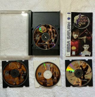 Panzer Dragoon Saga (sega Saturn,  1998) Cib Rare Htf See Pictures