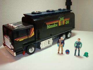 Vintage Kenner Mask Outlaw Oil Tanker With Miles Mayhem & Nash Gorey 100 Cmplt