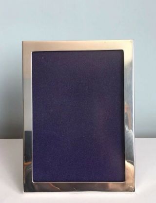 Solid Silver Asprey & Garrard Photo Frame 2000