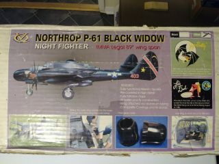 VQ P - 61 Black Widow Vintage RC Airplane Kit ARF (IMAA) Legal 89 ' 1 7