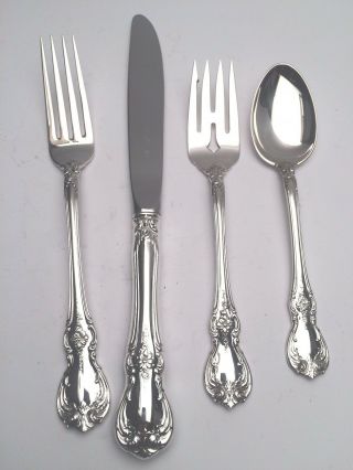Old Master By Towle Sterling Silver 4 Piece Place Size Setting,  Estate