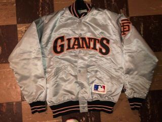San Francisco Giants Vtg 80s 90s Pre Starter Felco Union Made Jacket Jersey S/md