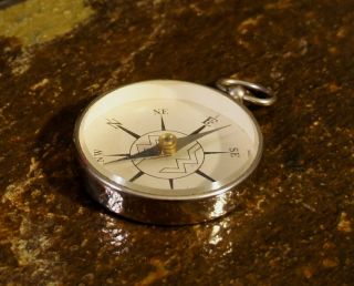 VERY RARE VINTAGE COMPASS MADE BY U.  S.  GAUGE CO.  NY 1920 ' S - 1930 ' S BOX 3