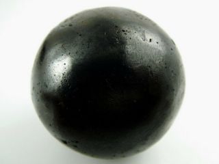 136g Black Leklai Umklum - Ball Carved - Rare Vintage Powerful Amulet S00506