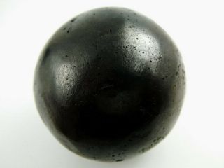 136g BLACK LEKLAI UMKLUM - BALL CARVED - Rare Vintage POWERFUL Amulet S00506 2