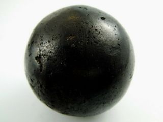 136g BLACK LEKLAI UMKLUM - BALL CARVED - Rare Vintage POWERFUL Amulet S00506 3
