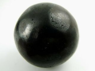 136g BLACK LEKLAI UMKLUM - BALL CARVED - Rare Vintage POWERFUL Amulet S00506 5