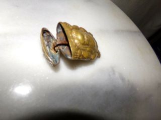 Antique Asian Brass Match Safe 3