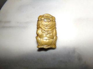 Antique Asian Brass Match Safe 5