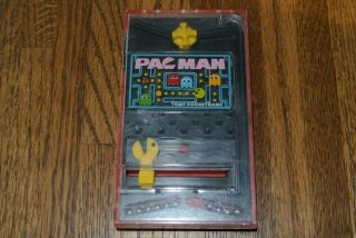 Old Vintage 1982 Tomy Pacman Pocketgame Handheld Game - Classic