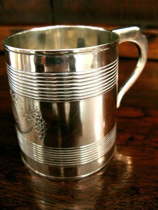 Tankard Solid Silver Hallmarked 1796,  Made By John Delmester,  London