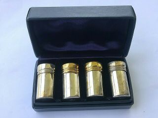 Vintage Tiffany & Co.  Sterling Silver / Gold Pl.  Salt And Pepper Shakers,