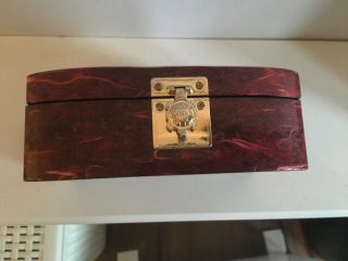Inlaid Mother Of Pearl Lacquered Korean Trinket Casket 2