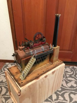 Large Vintage Model Steam Engine