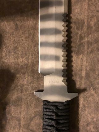 Strider BN - SS PSF27 7.  5” Fixed Blade Knife Tanto Tiger Striped w/Sheath RARE 4