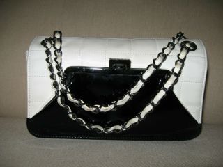 Rare Authentic Chanel Quilted Flap Bag With Kiss - Lock -