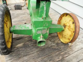 VINTAGE 1950 ' S ESKA JOHN DEERE 130 ? PEDAL TRACTOR NR SURVIVOR 5