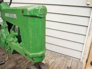 VINTAGE 1950 ' S ESKA JOHN DEERE 130 ? PEDAL TRACTOR NR SURVIVOR 9