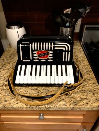 Vintage Francini Accordion With Case Made In Italy