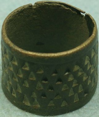 Medieval Bronze Thimble