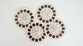 Disney Assorted Bambi,  Pluto & Pooh - Vintage Viewmaster View - Master Reel Set