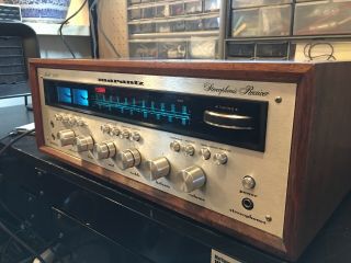 Vintage Marantz Model 2270 Receiver & Wood Cabinet 3