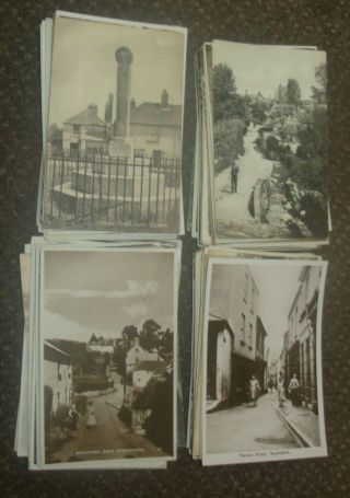 300 X Vintage Devon Postcards,  Many Villages & Towns Quality Grade