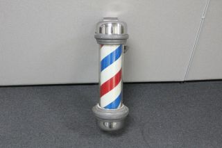Vintage Barber Pole.  Marvy Model 55 In Good.  26 Inches Tall.