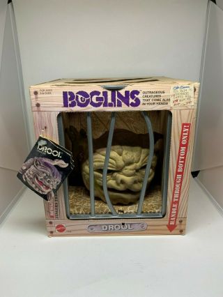 Vintage - 1987 Mattel Boglins - Drool - With Box And Hang Tag