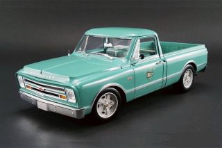 1967 Chevy C10 Holley Speed Shop Vintage Diecast Pick Up Truck 1:18 Acme Gmp