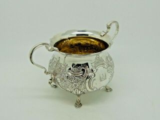 Antique Silver Sugar Bowl London 1902 – Goldsmiths & Silversmiths Co Ltd 262g 5