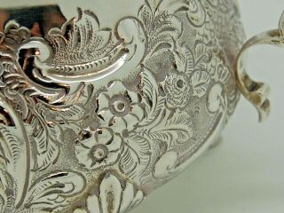 Antique Silver Sugar Bowl London 1902 – Goldsmiths & Silversmiths Co Ltd 262g 6