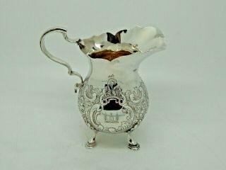 Antique Silver Cream Jug London 1902 – Goldsmiths & Silversmiths Co Ltd 193g 2