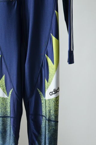 Vintage Adidas Biathlon Cross Country Ski Race Suit All in One Piece Jumpsuit M 3