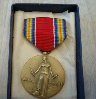 Ww2 Medal Campaign And Service Victory World War 2 Vintage