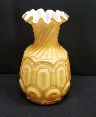 Moon And Star Glass Lg Wright Whimsey Vase Sample Test Piece 1 Of 1 Rare