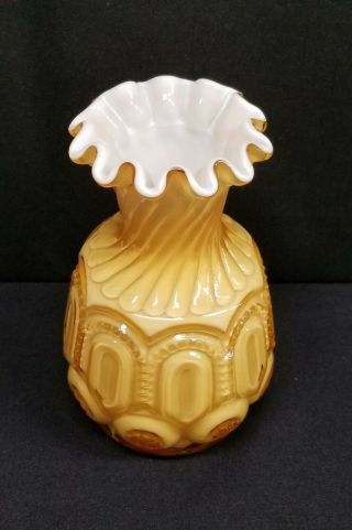 Moon And Star Glass LG Wright Whimsey Vase SAMPLE TEST PIECE 1 OF 1 RARE 7