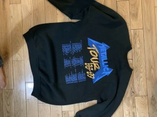 Vintage 1980s Metallica And Justice For All Tour Concert Sweatshirt Crew Neck XL 4