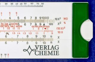 Verlag Chemie Faber Castell Slide Rule.  Rechenschieber.  Rare. 2