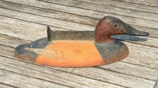 Antique Cast Iron Canvasback Duck Boot Scraper Doorstop Decoy Folk Art