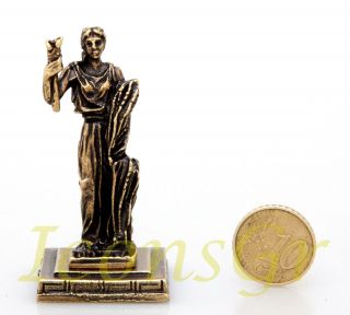 Ancient Greek Miniature Olympian God Pantheon Sculpture Statue Zamac Demeter G