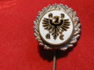 Orig.  Old German Silver Pin Adac Ehrennadel 1.  Form Rare