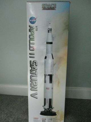 NASA Apollo 11 Saturn V Rocket 1:72 Dragon Scale Model 5ft Tall - RARE 4